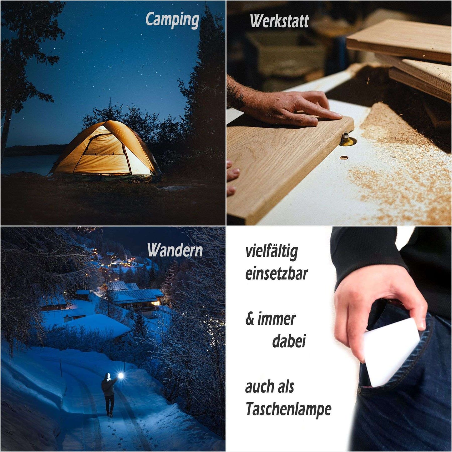 YuYang Messina Magnet LED Akku 6500K