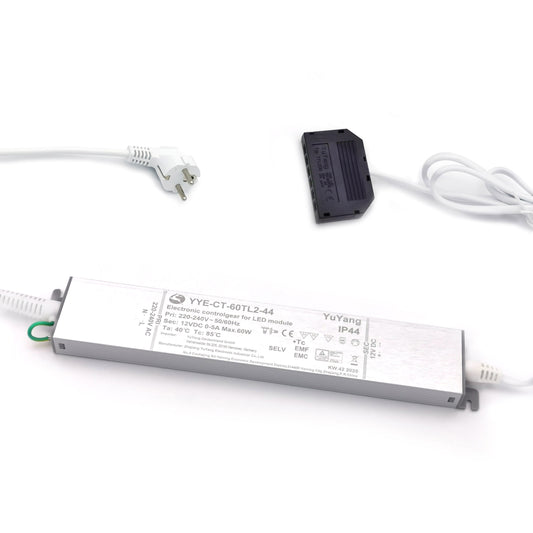 YuYang 60W LED Driver Steckernetzteil - Silber