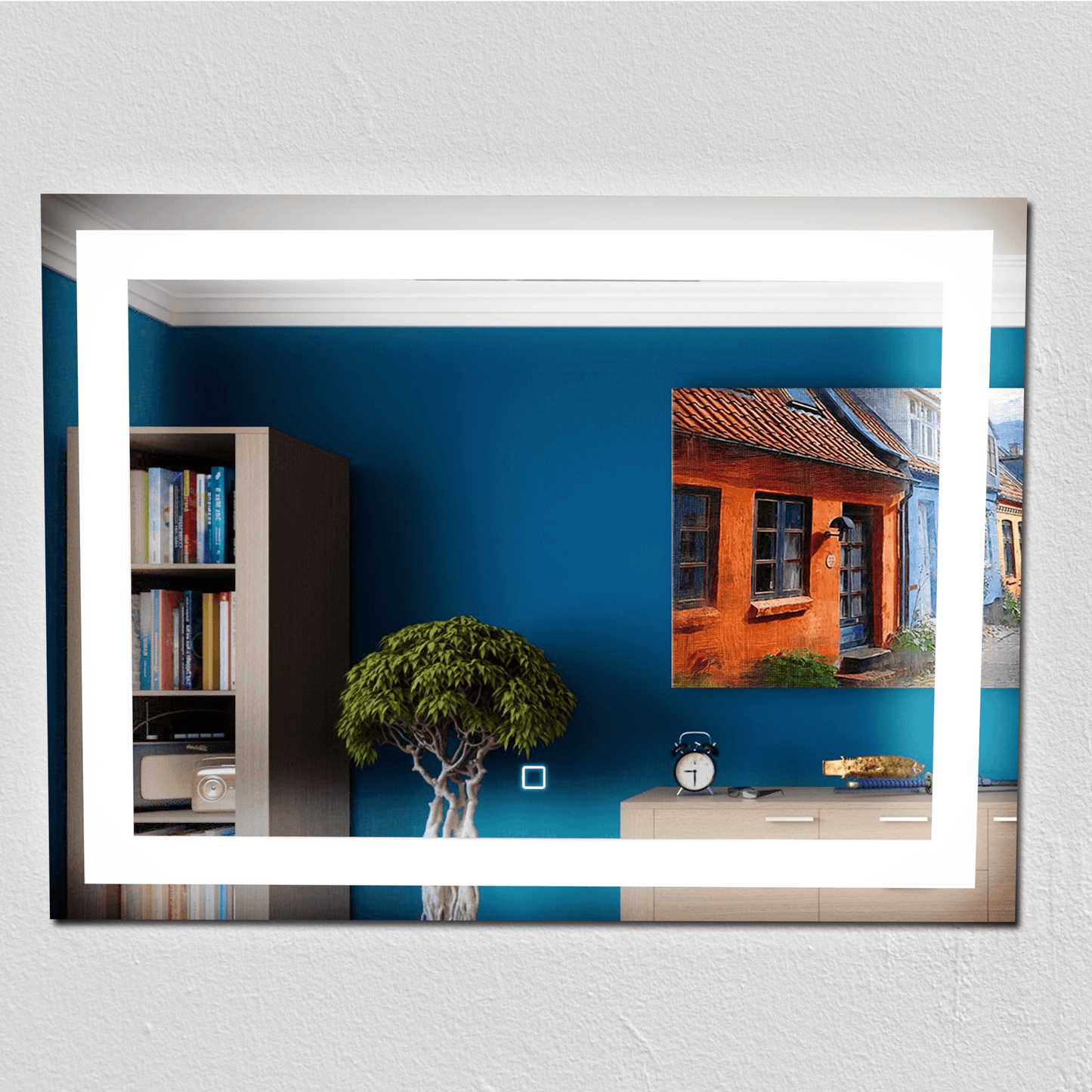 YuYang Miner LED Spiegel mit Beleuchtung (80×60 cm)