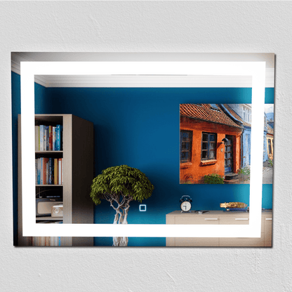 YuYang Miner LED Spiegel mit Beleuchtung (80×60 cm)