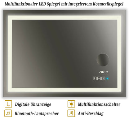 YuYang Cupido S6 LED Spiegel mit Beleuchtung (80x60 cm)