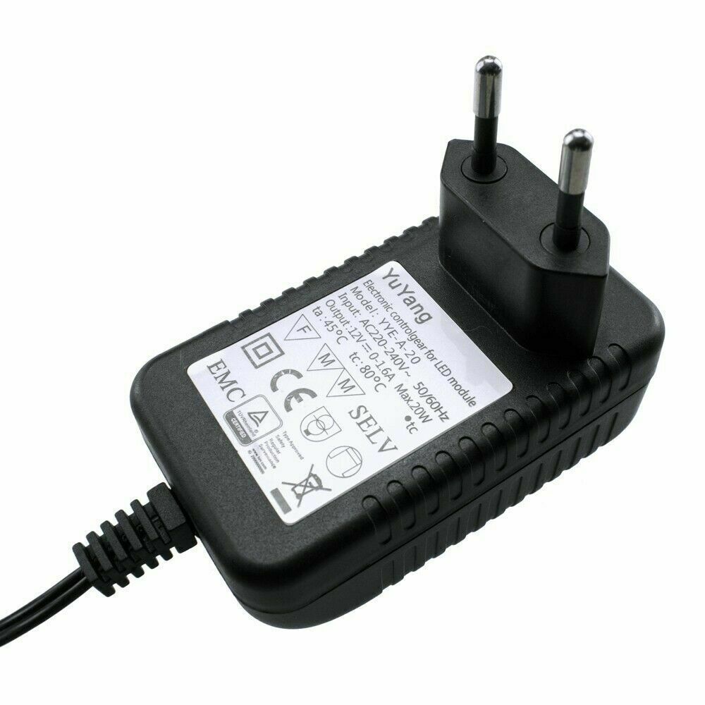 YuYang 20W Trafo Steckernetzteil- Schwarz