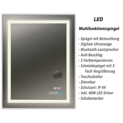 YuYang Cupido S6H LED Spiegel mit Beleuchtung (70x90 cm)