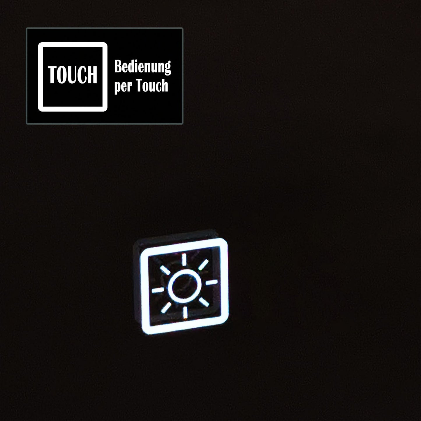 YuYang Miner LED Spiegel mit Beleuchtung (80×60 cm)