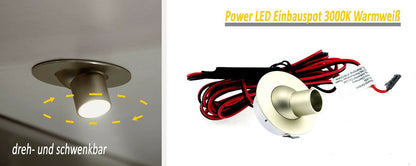 YuYang Tony eye LED Einbauspot 3000K Warmweiß Strahler Leuchte Downlight