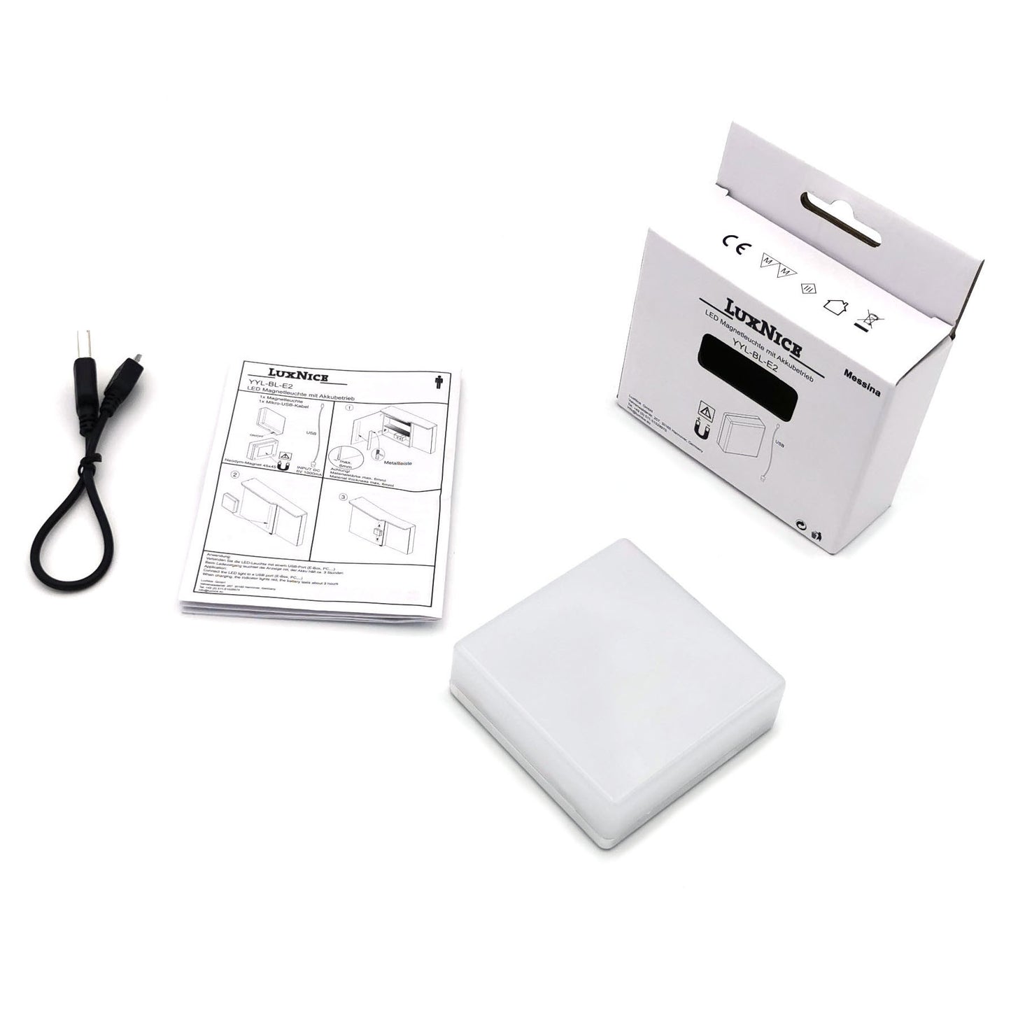 YuYang Messina Magnet LED Akku 6500K