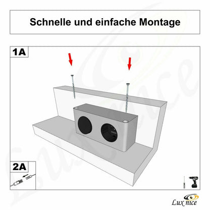 YuYang- Steckdose MOD 31G Kombi Box mit LED-Konverter