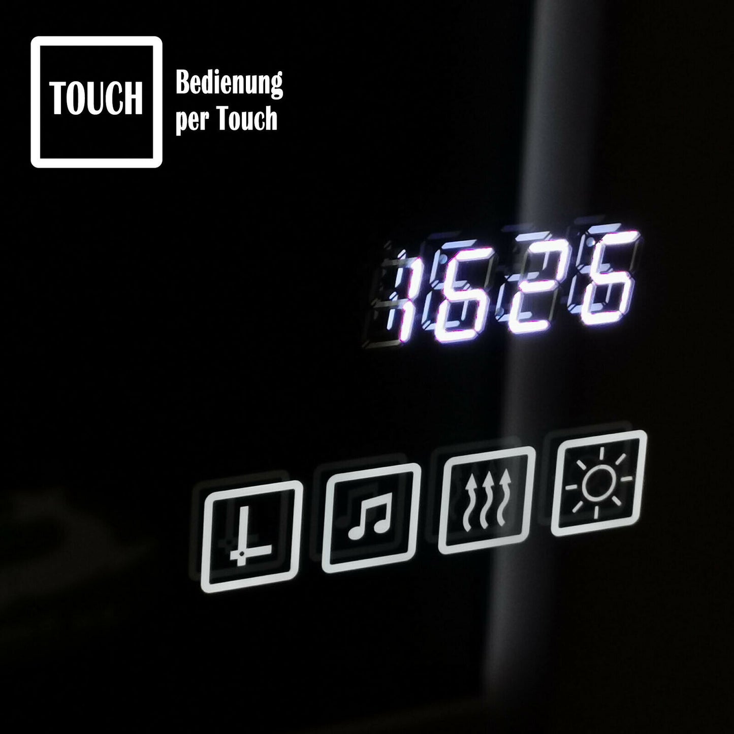 YuYang Cupido S6H LED Spiegel mit Beleuchtung (70x90 cm)