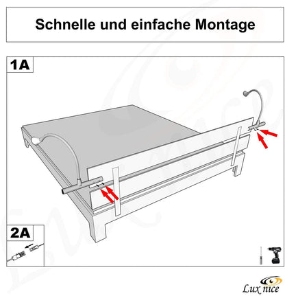 Calla LED Bettleuchte 2er Set(YYD-DF-E)