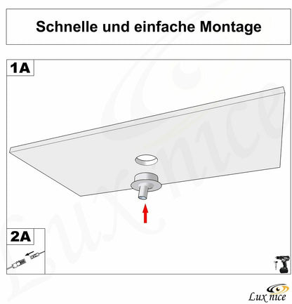 YuYang Tony eye LED Einbauspot 3000K Warmweiß Strahler Leuchte Downlight